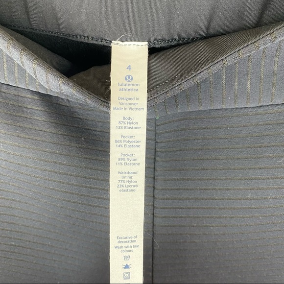 Lululemon Shaped Short 3” Black Size 4 - Picture 9 of 9